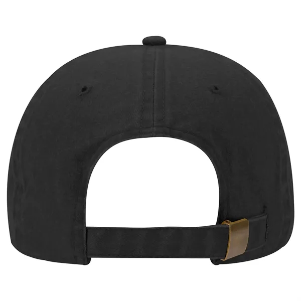 6 Panel Garment Washed Pigment Dyed Cotton Twill Cap - 6 Panel Garment Washed Pigment Dyed Cotton Twill Cap - Image 14 of 175