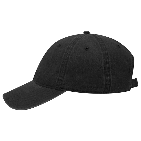 6 Panel Garment Washed Pigment Dyed Cotton Twill Cap - 6 Panel Garment Washed Pigment Dyed Cotton Twill Cap - Image 17 of 175