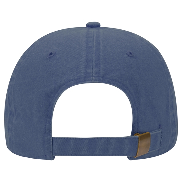 6 Panel Garment Washed Pigment Dyed Cotton Twill Cap - 6 Panel Garment Washed Pigment Dyed Cotton Twill Cap - Image 20 of 175