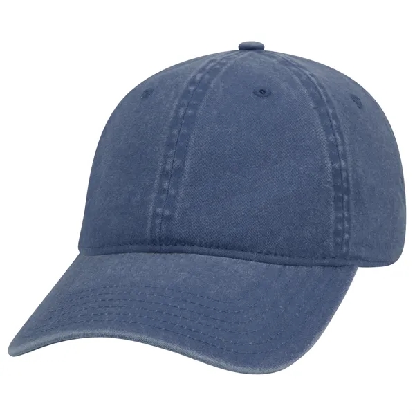 6 Panel Garment Washed Pigment Dyed Cotton Twill Cap - 6 Panel Garment Washed Pigment Dyed Cotton Twill Cap - Image 22 of 175
