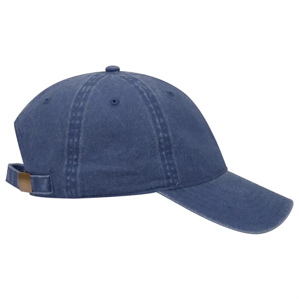 6 Panel Garment Washed Pigment Dyed Cotton Twill Cap - 6 Panel Garment Washed Pigment Dyed Cotton Twill Cap - Image 24 of 175