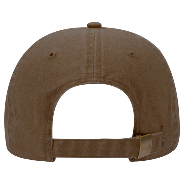 6 Panel Garment Washed Pigment Dyed Cotton Twill Cap - 6 Panel Garment Washed Pigment Dyed Cotton Twill Cap - Image 26 of 175