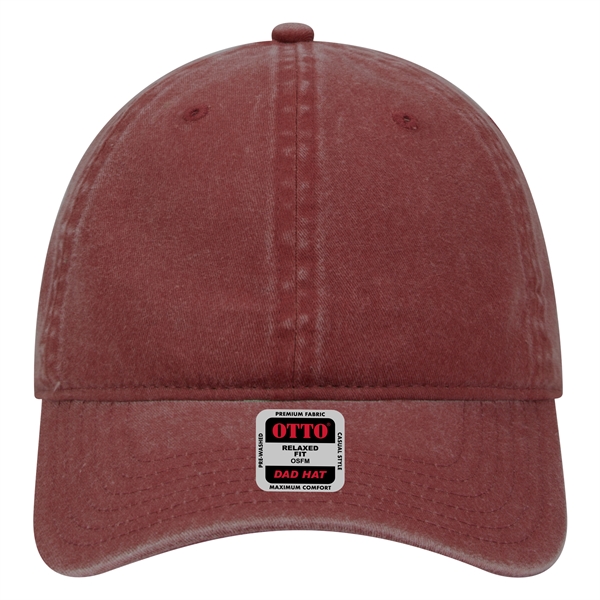 6 Panel Garment Washed Pigment Dyed Cotton Twill Cap - 6 Panel Garment Washed Pigment Dyed Cotton Twill Cap - Image 33 of 175