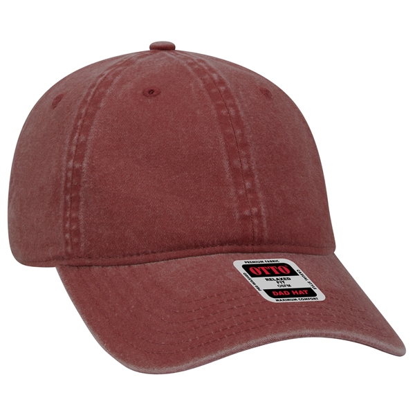 6 Panel Garment Washed Pigment Dyed Cotton Twill Cap - 6 Panel Garment Washed Pigment Dyed Cotton Twill Cap - Image 31 of 175