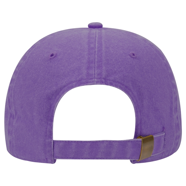6 Panel Garment Washed Pigment Dyed Cotton Twill Cap - 6 Panel Garment Washed Pigment Dyed Cotton Twill Cap - Image 38 of 175