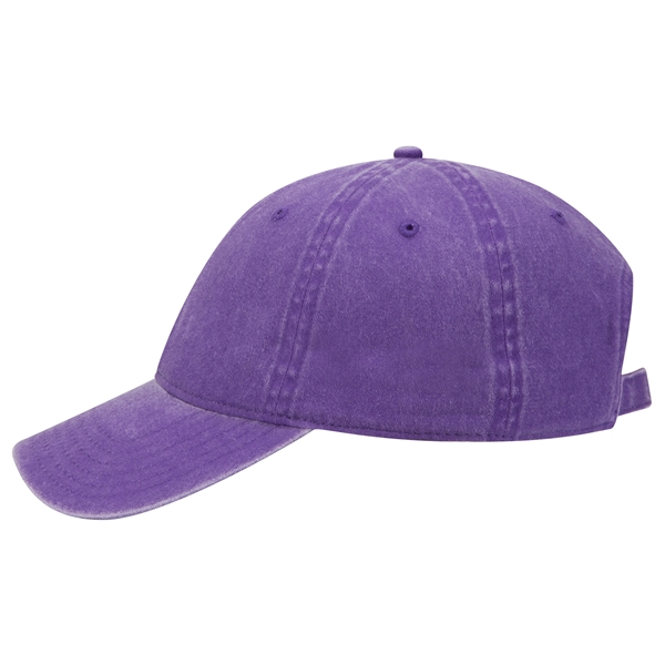 6 Panel Garment Washed Pigment Dyed Cotton Twill Cap - 6 Panel Garment Washed Pigment Dyed Cotton Twill Cap - Image 41 of 175