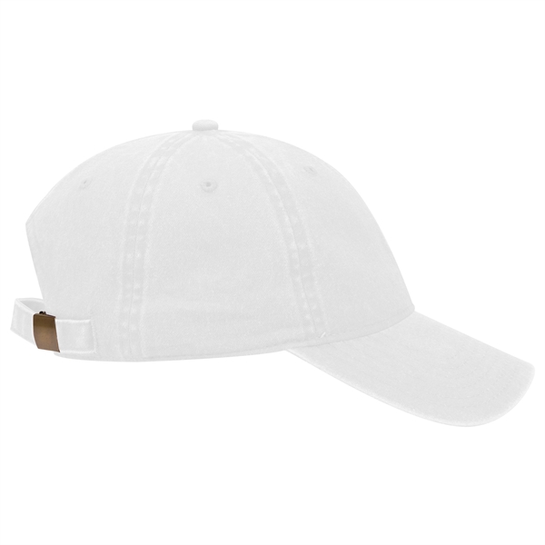 6 Panel Garment Washed Pigment Dyed Cotton Twill Cap - 6 Panel Garment Washed Pigment Dyed Cotton Twill Cap - Image 48 of 175