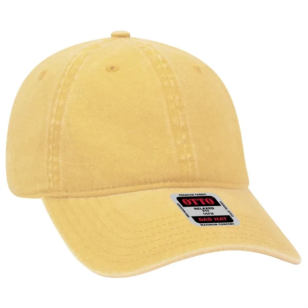 6 Panel Garment Washed Pigment Dyed Cotton Twill Cap - 6 Panel Garment Washed Pigment Dyed Cotton Twill Cap - Image 55 of 175