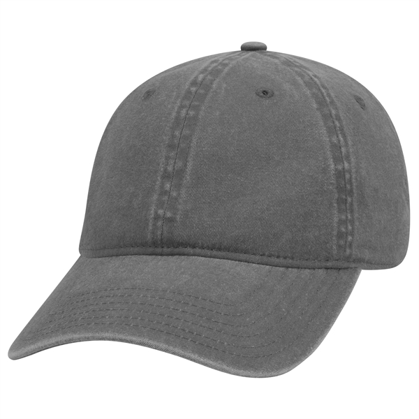 6 Panel Garment Washed Pigment Dyed Cotton Twill Cap - 6 Panel Garment Washed Pigment Dyed Cotton Twill Cap - Image 70 of 175