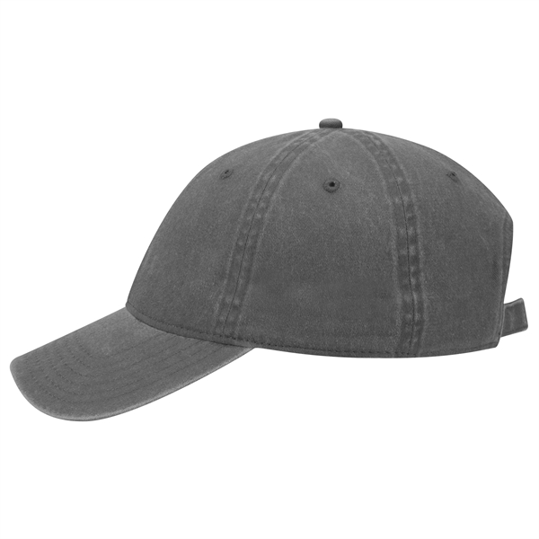 6 Panel Garment Washed Pigment Dyed Cotton Twill Cap - 6 Panel Garment Washed Pigment Dyed Cotton Twill Cap - Image 71 of 175