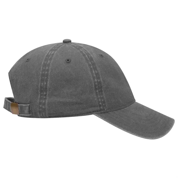 6 Panel Garment Washed Pigment Dyed Cotton Twill Cap - 6 Panel Garment Washed Pigment Dyed Cotton Twill Cap - Image 72 of 175