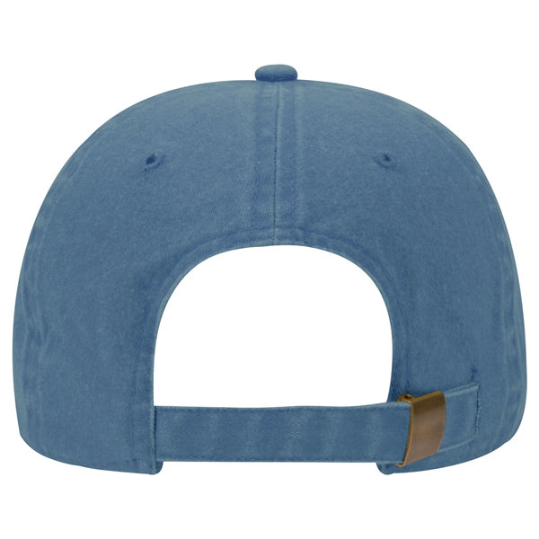 6 Panel Garment Washed Pigment Dyed Cotton Twill Cap - 6 Panel Garment Washed Pigment Dyed Cotton Twill Cap - Image 74 of 175