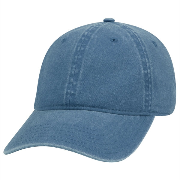 6 Panel Garment Washed Pigment Dyed Cotton Twill Cap - 6 Panel Garment Washed Pigment Dyed Cotton Twill Cap - Image 76 of 175