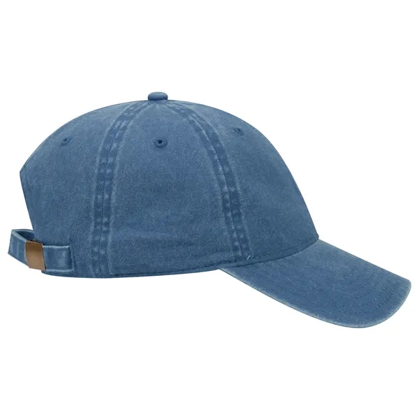6 Panel Garment Washed Pigment Dyed Cotton Twill Cap - 6 Panel Garment Washed Pigment Dyed Cotton Twill Cap - Image 78 of 175