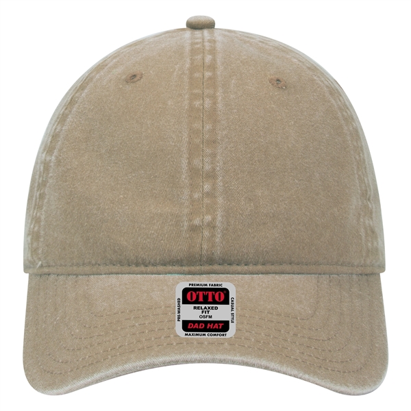 6 Panel Garment Washed Pigment Dyed Cotton Twill Cap - 6 Panel Garment Washed Pigment Dyed Cotton Twill Cap - Image 81 of 175