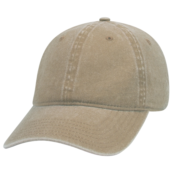 6 Panel Garment Washed Pigment Dyed Cotton Twill Cap - 6 Panel Garment Washed Pigment Dyed Cotton Twill Cap - Image 82 of 175