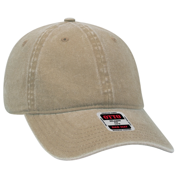 6 Panel Garment Washed Pigment Dyed Cotton Twill Cap - 6 Panel Garment Washed Pigment Dyed Cotton Twill Cap - Image 79 of 175