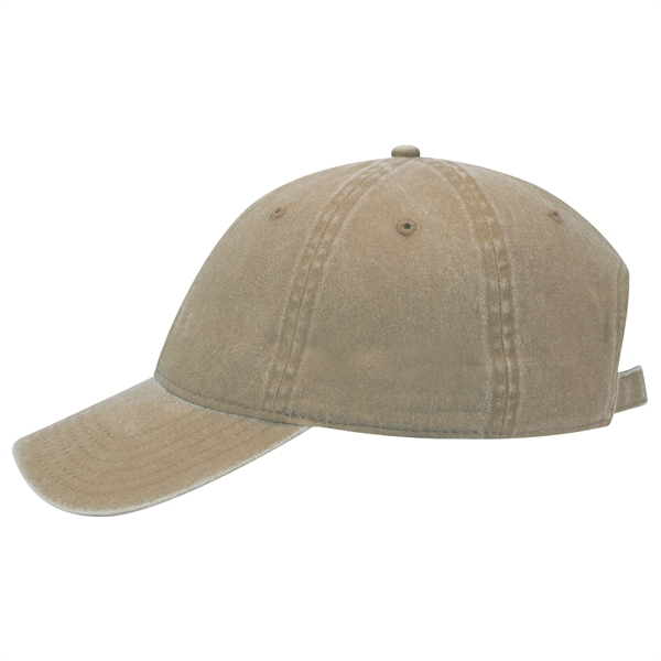 6 Panel Garment Washed Pigment Dyed Cotton Twill Cap - 6 Panel Garment Washed Pigment Dyed Cotton Twill Cap - Image 83 of 175