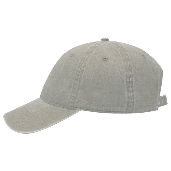 6 Panel Garment Washed Pigment Dyed Cotton Twill Cap - 6 Panel Garment Washed Pigment Dyed Cotton Twill Cap - Image 89 of 175