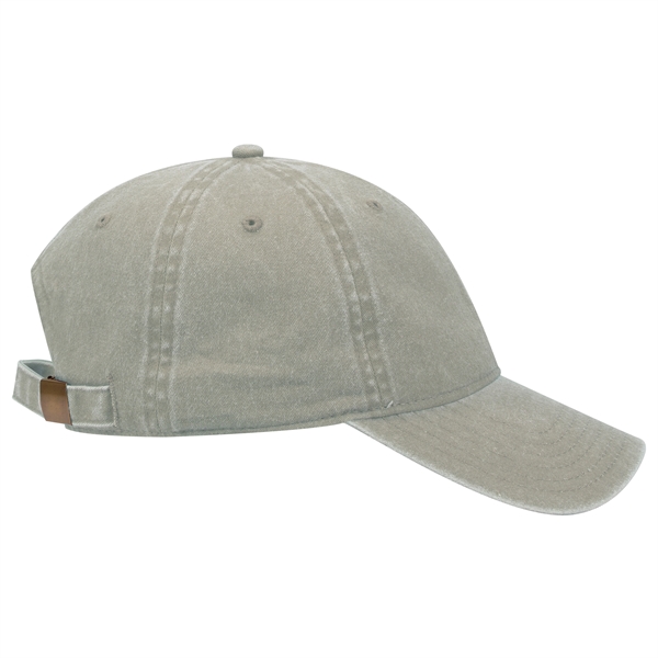 6 Panel Garment Washed Pigment Dyed Cotton Twill Cap - 6 Panel Garment Washed Pigment Dyed Cotton Twill Cap - Image 90 of 175