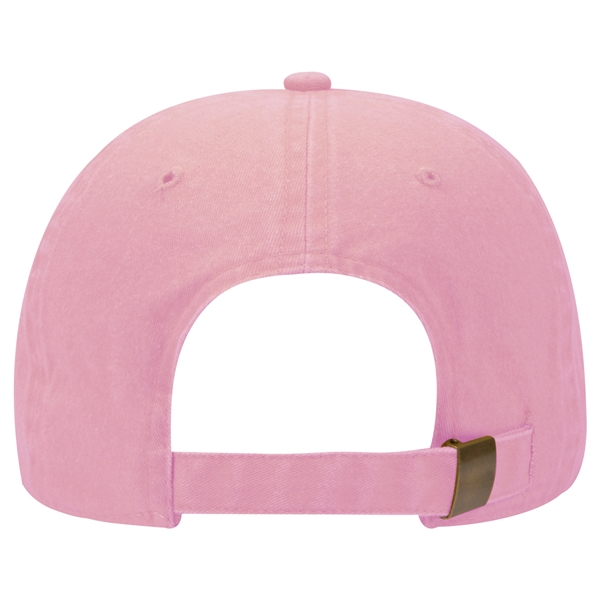 6 Panel Garment Washed Pigment Dyed Cotton Twill Cap - 6 Panel Garment Washed Pigment Dyed Cotton Twill Cap - Image 92 of 175
