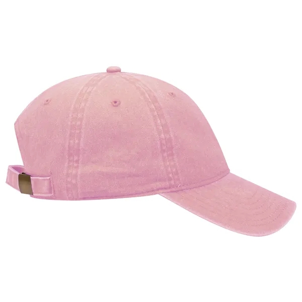 6 Panel Garment Washed Pigment Dyed Cotton Twill Cap - 6 Panel Garment Washed Pigment Dyed Cotton Twill Cap - Image 96 of 175
