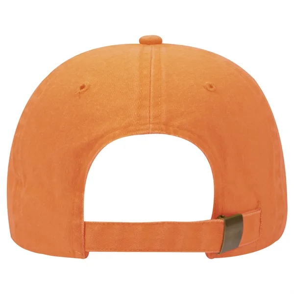 6 Panel Garment Washed Pigment Dyed Cotton Twill Cap - 6 Panel Garment Washed Pigment Dyed Cotton Twill Cap - Image 98 of 175