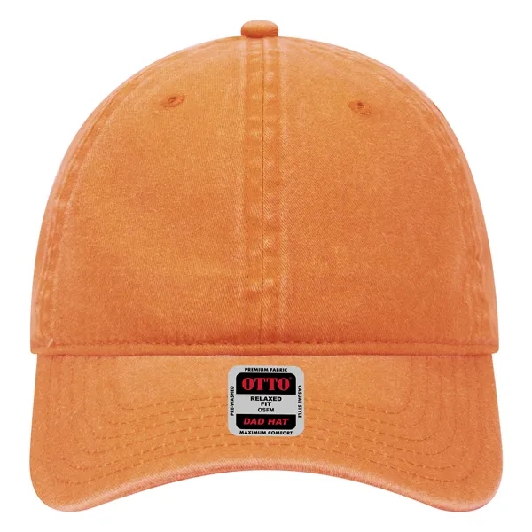 6 Panel Garment Washed Pigment Dyed Cotton Twill Cap - 6 Panel Garment Washed Pigment Dyed Cotton Twill Cap - Image 99 of 175