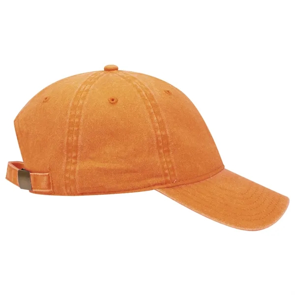 6 Panel Garment Washed Pigment Dyed Cotton Twill Cap - 6 Panel Garment Washed Pigment Dyed Cotton Twill Cap - Image 102 of 175