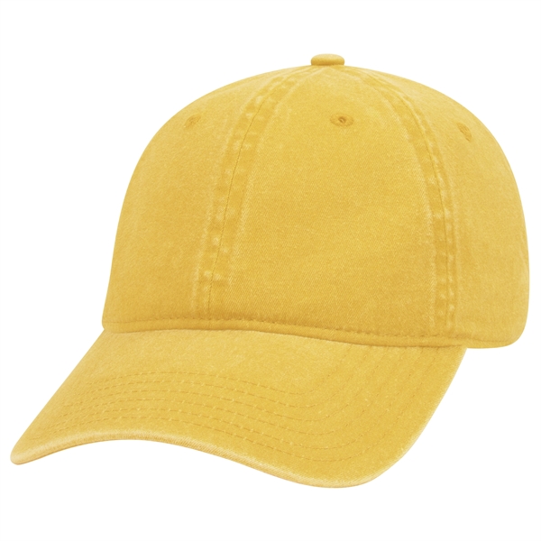 6 Panel Garment Washed Pigment Dyed Cotton Twill Cap - 6 Panel Garment Washed Pigment Dyed Cotton Twill Cap - Image 106 of 175