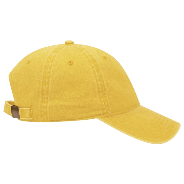 6 Panel Garment Washed Pigment Dyed Cotton Twill Cap - 6 Panel Garment Washed Pigment Dyed Cotton Twill Cap - Image 108 of 175