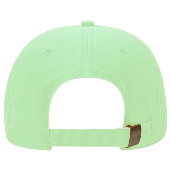 6 Panel Garment Washed Pigment Dyed Cotton Twill Cap - 6 Panel Garment Washed Pigment Dyed Cotton Twill Cap - Image 110 of 175