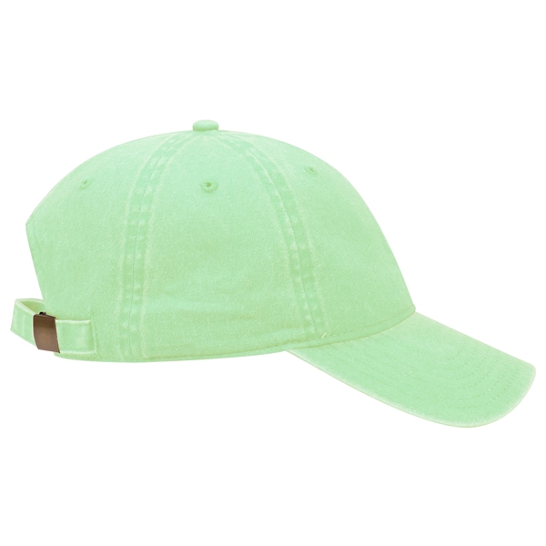 6 Panel Garment Washed Pigment Dyed Cotton Twill Cap - 6 Panel Garment Washed Pigment Dyed Cotton Twill Cap - Image 114 of 175