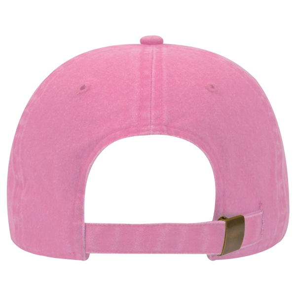 6 Panel Garment Washed Pigment Dyed Cotton Twill Cap - 6 Panel Garment Washed Pigment Dyed Cotton Twill Cap - Image 116 of 175