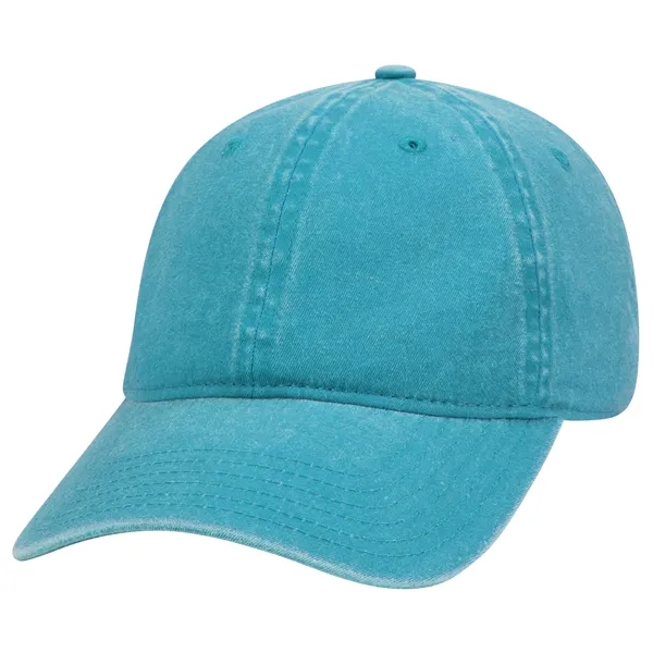 6 Panel Garment Washed Pigment Dyed Cotton Twill Cap - 6 Panel Garment Washed Pigment Dyed Cotton Twill Cap - Image 124 of 175