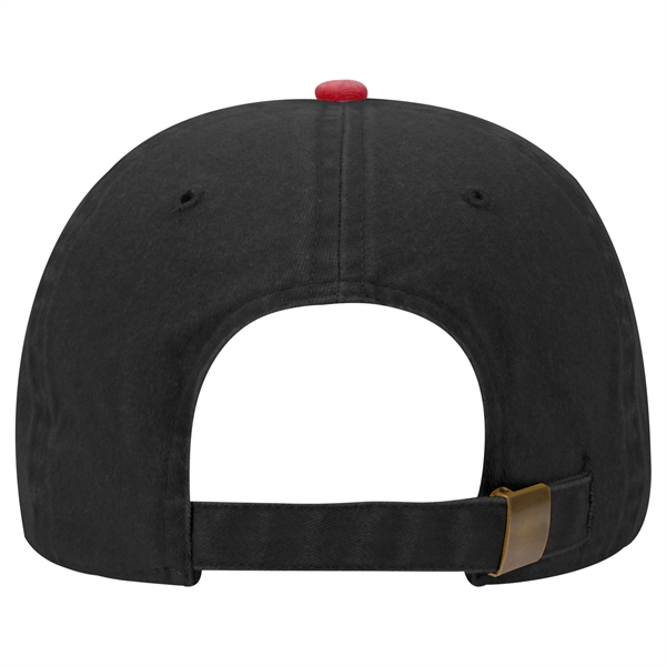 6 Panel Garment Washed Pigment Dyed Cotton Twill Cap - 6 Panel Garment Washed Pigment Dyed Cotton Twill Cap - Image 128 of 175