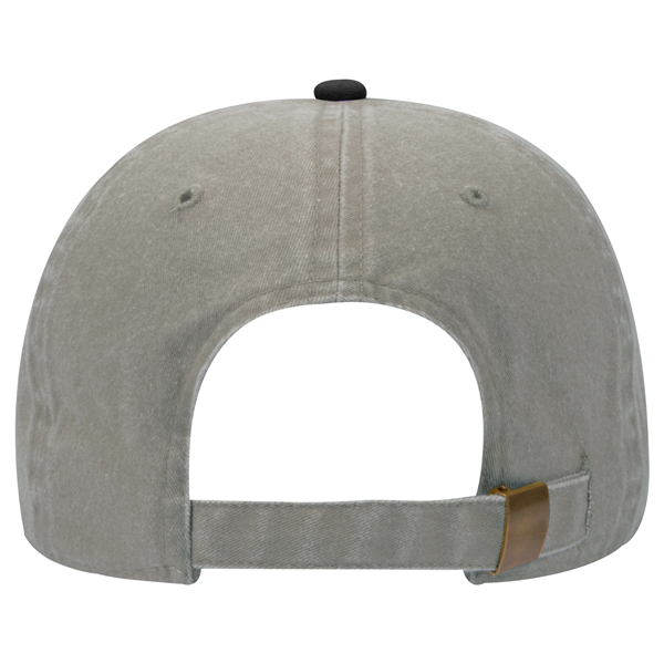6 Panel Garment Washed Pigment Dyed Cotton Twill Cap - 6 Panel Garment Washed Pigment Dyed Cotton Twill Cap - Image 134 of 175