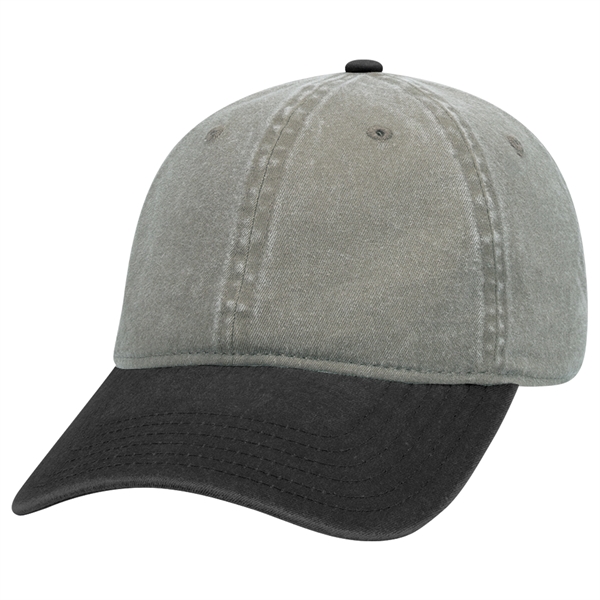 6 Panel Garment Washed Pigment Dyed Cotton Twill Cap - 6 Panel Garment Washed Pigment Dyed Cotton Twill Cap - Image 136 of 175