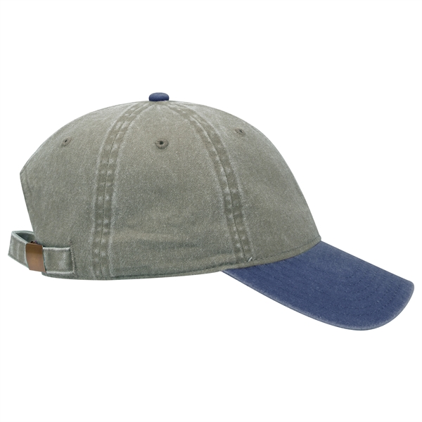 6 Panel Garment Washed Pigment Dyed Cotton Twill Cap - 6 Panel Garment Washed Pigment Dyed Cotton Twill Cap - Image 149 of 175