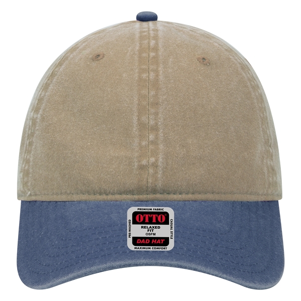 6 Panel Garment Washed Pigment Dyed Cotton Twill Cap - 6 Panel Garment Washed Pigment Dyed Cotton Twill Cap - Image 153 of 175