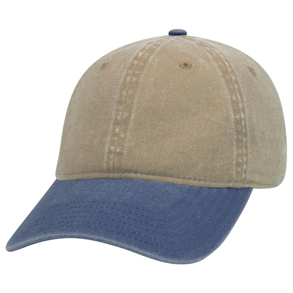 6 Panel Garment Washed Pigment Dyed Cotton Twill Cap - 6 Panel Garment Washed Pigment Dyed Cotton Twill Cap - Image 154 of 175