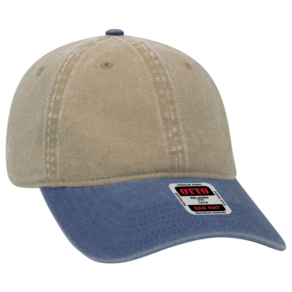 6 Panel Garment Washed Pigment Dyed Cotton Twill Cap - 6 Panel Garment Washed Pigment Dyed Cotton Twill Cap - Image 151 of 175