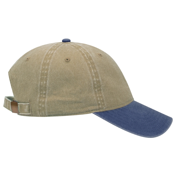 6 Panel Garment Washed Pigment Dyed Cotton Twill Cap - 6 Panel Garment Washed Pigment Dyed Cotton Twill Cap - Image 155 of 175