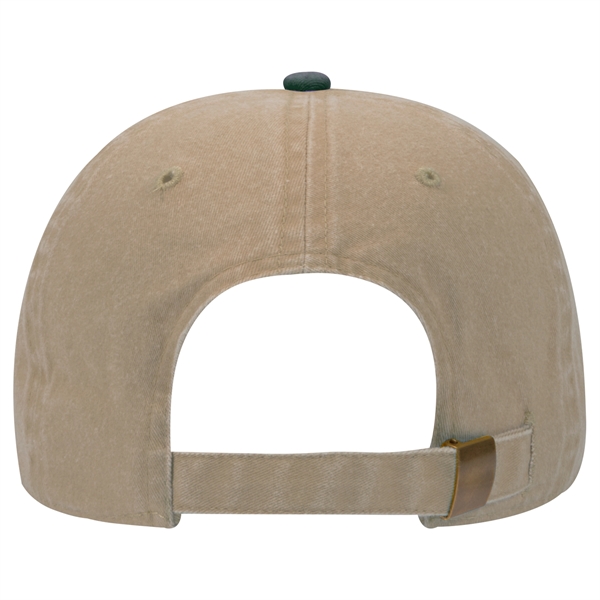 6 Panel Garment Washed Pigment Dyed Cotton Twill Cap - 6 Panel Garment Washed Pigment Dyed Cotton Twill Cap - Image 158 of 175