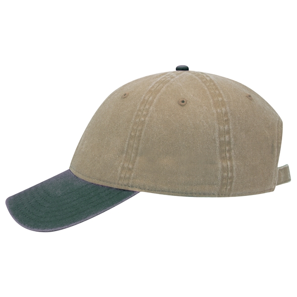 6 Panel Garment Washed Pigment Dyed Cotton Twill Cap - 6 Panel Garment Washed Pigment Dyed Cotton Twill Cap - Image 162 of 175