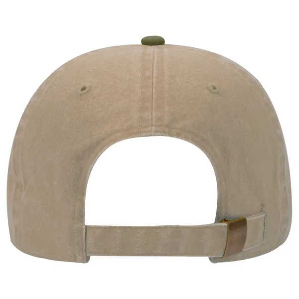 6 Panel Garment Washed Pigment Dyed Cotton Twill Cap - 6 Panel Garment Washed Pigment Dyed Cotton Twill Cap - Image 165 of 175