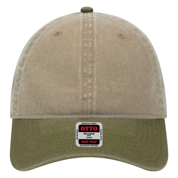 6 Panel Garment Washed Pigment Dyed Cotton Twill Cap - 6 Panel Garment Washed Pigment Dyed Cotton Twill Cap - Image 166 of 175