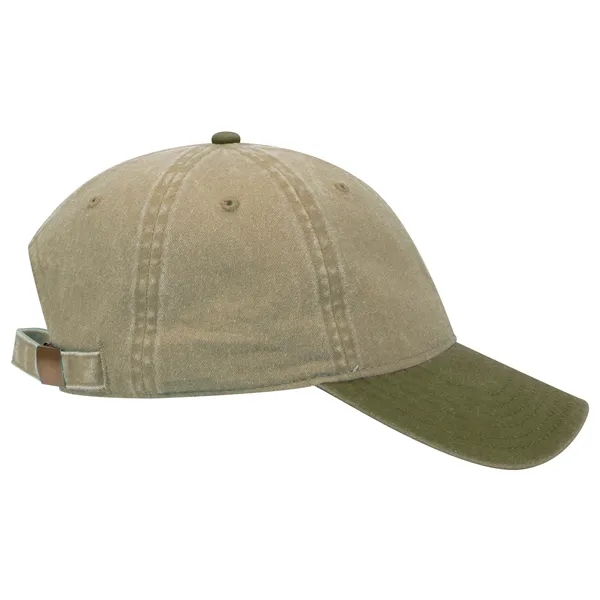 6 Panel Garment Washed Pigment Dyed Cotton Twill Cap - 6 Panel Garment Washed Pigment Dyed Cotton Twill Cap - Image 168 of 175