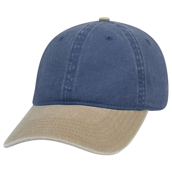 6 Panel Garment Washed Pigment Dyed Cotton Twill Cap - 6 Panel Garment Washed Pigment Dyed Cotton Twill Cap - Image 173 of 175