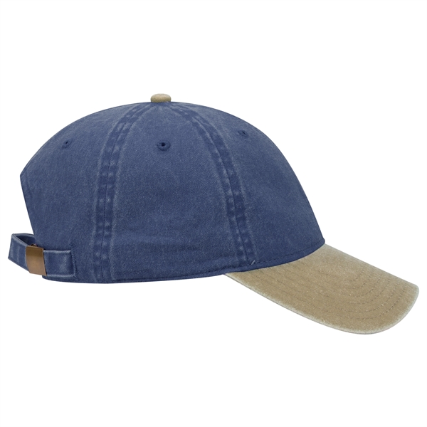 6 Panel Garment Washed Pigment Dyed Cotton Twill Cap - 6 Panel Garment Washed Pigment Dyed Cotton Twill Cap - Image 174 of 175